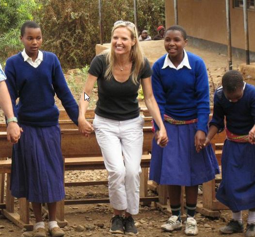 Julie Kae on a philanthropic community trip